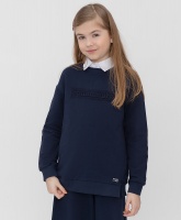 Свитшот синий Button Blue, школьная форма для девочек  фото, kupilegko.ru